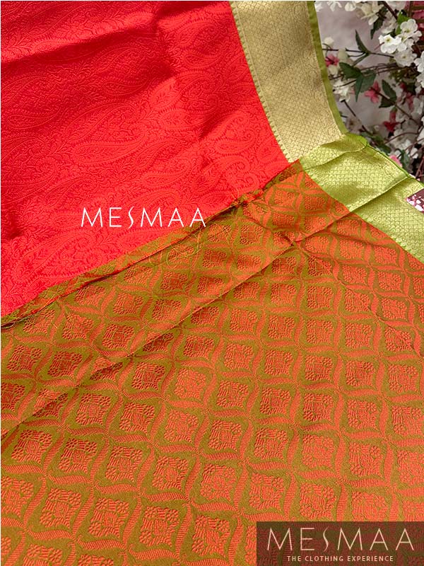 Semi banarasi saree