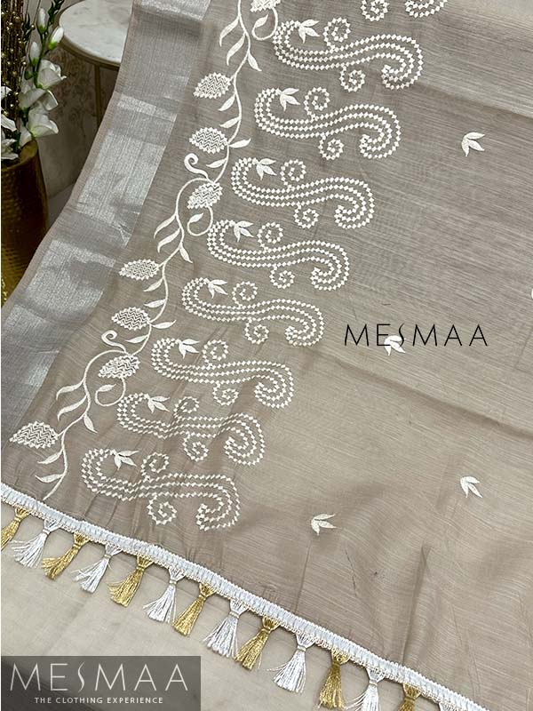 Pure cotton chikankari