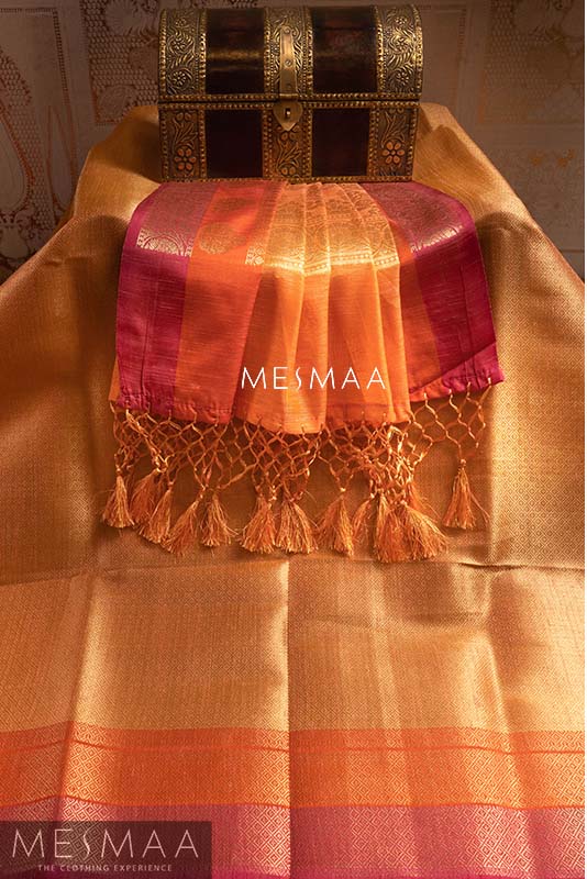 Banarasi Chanderi tissue saree