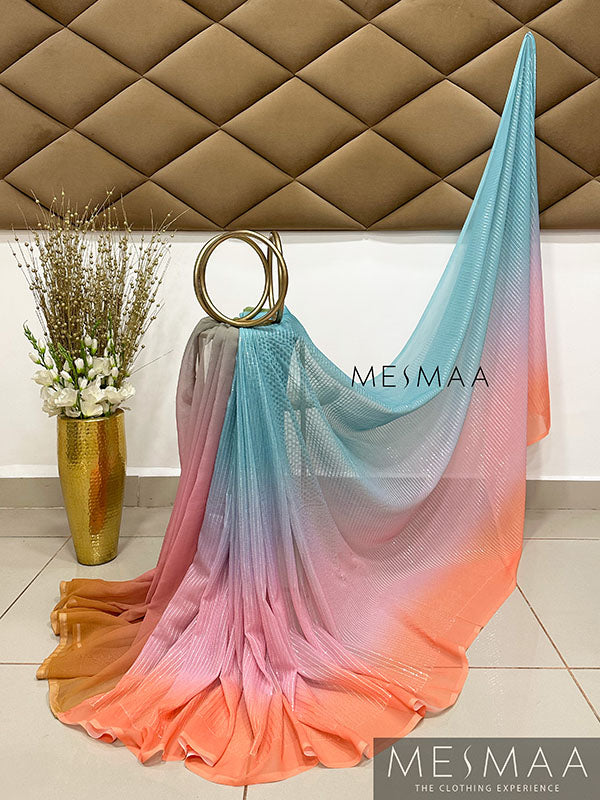 Sequence georgette saree