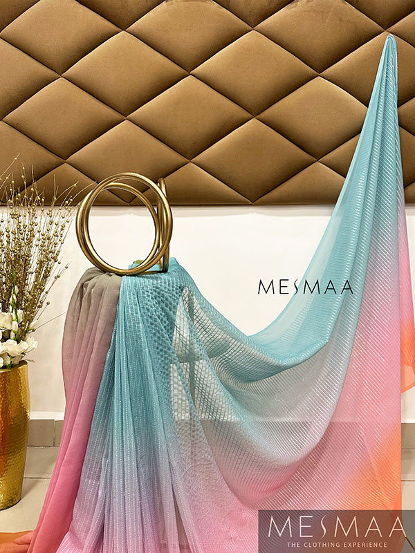 Sequence georgette saree