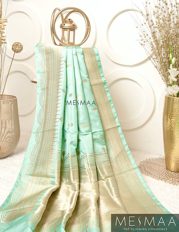 Pure banarasi katan silk saree