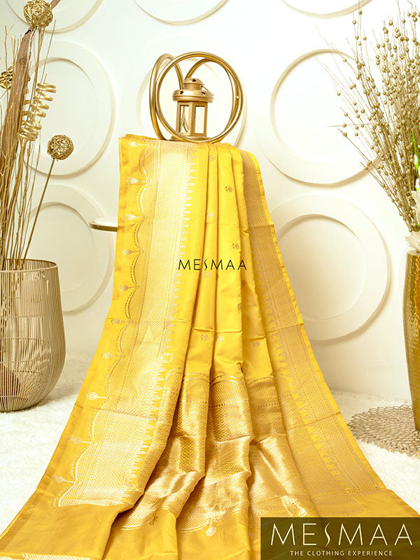 Pure banarasi katan silk saree