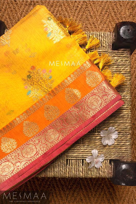 Banarasi Chanderi tissue saree