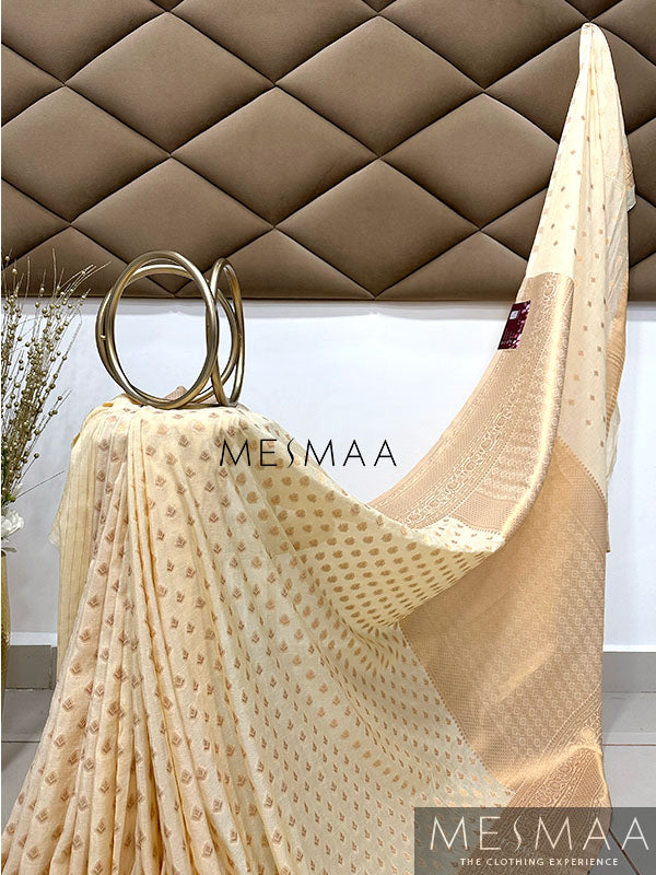 Semi banarasi georgette saree