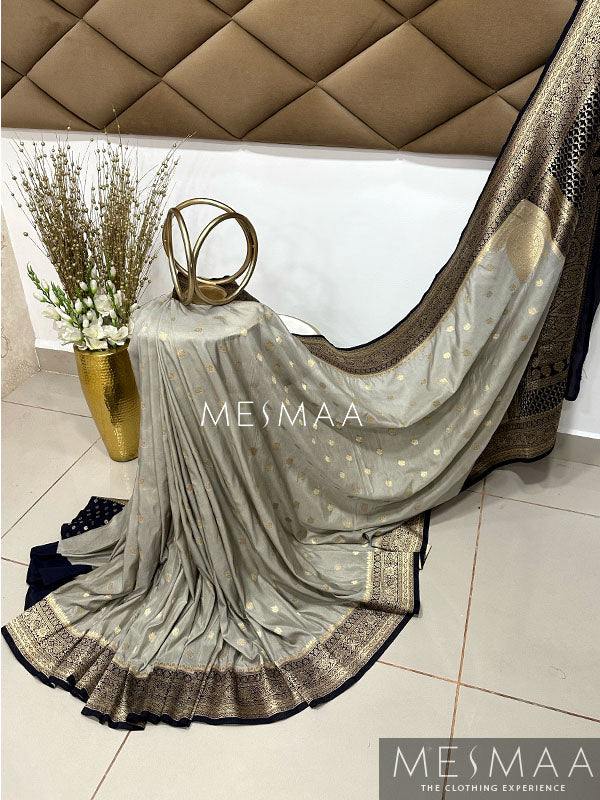 Semi banarasi georgette saree