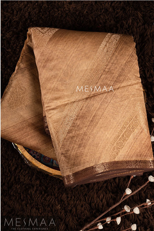 Pure duppion silk saree