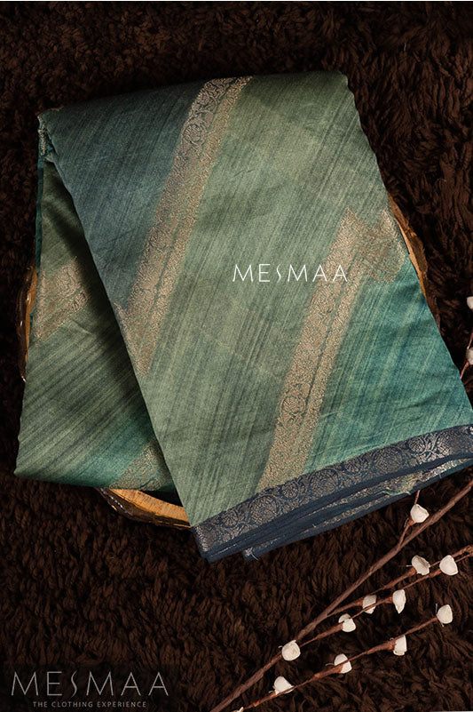 Pure duppion silk saree