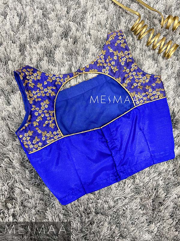 Royal blue crop top