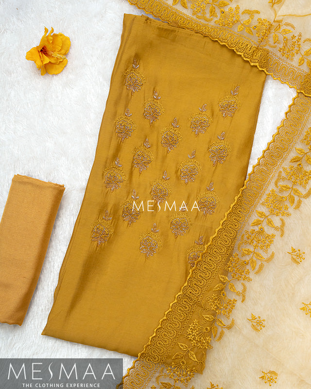 Hand embroidered suits