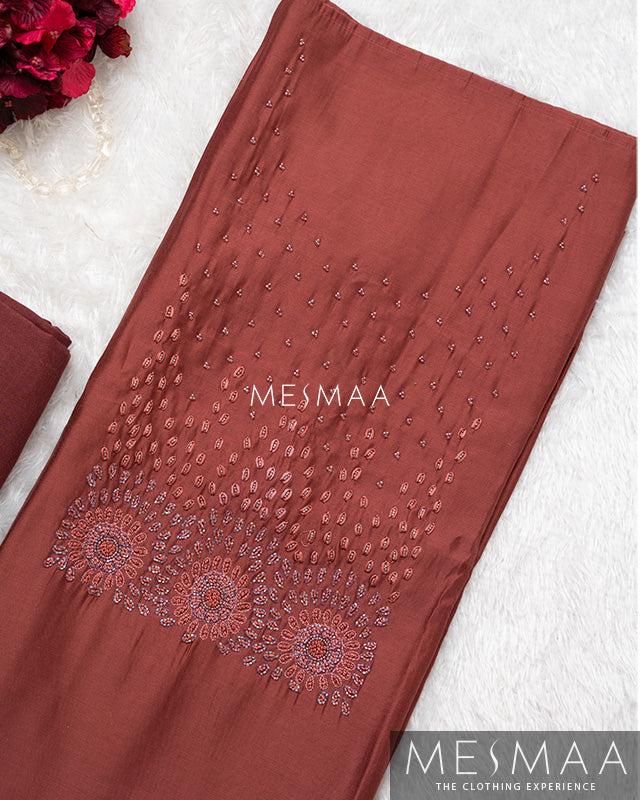 Hand embroidered suits