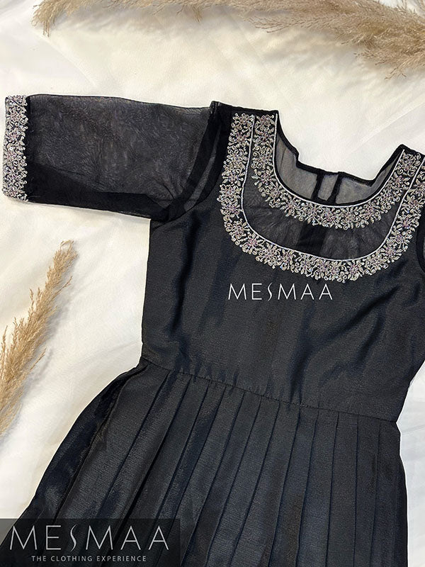 Black - grey ombré gown