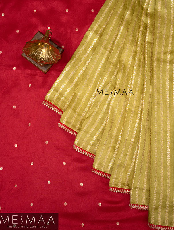 Organza tissue saree