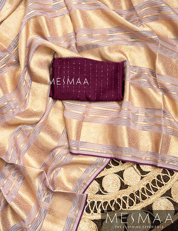 Banarasi organza saree