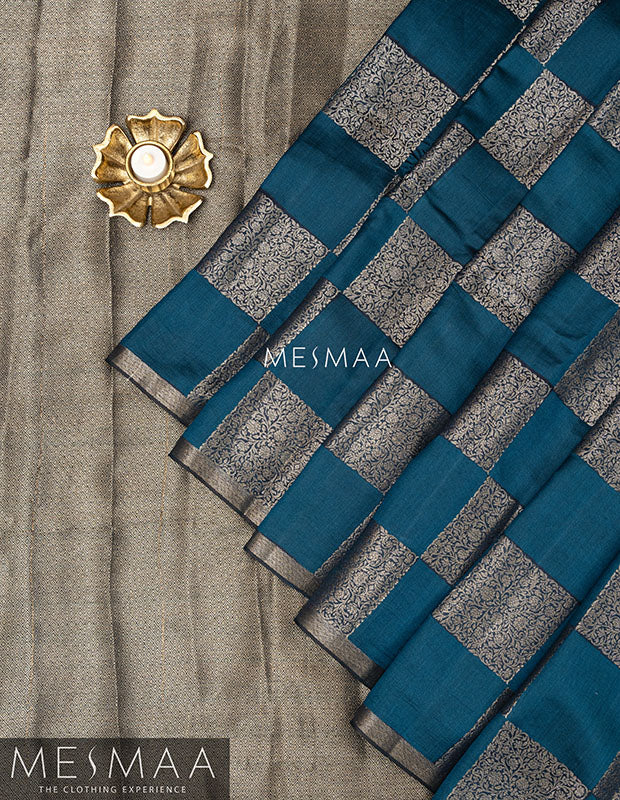 Pure chiniya silk saree