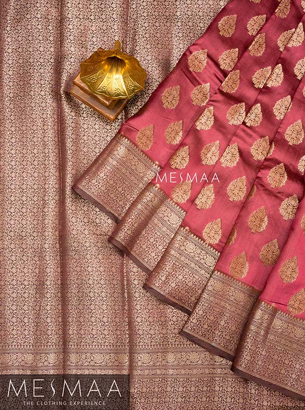 Pure chiniya silk saree