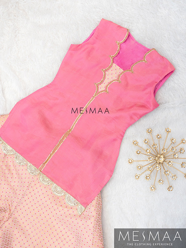 Shades of pink sharara set