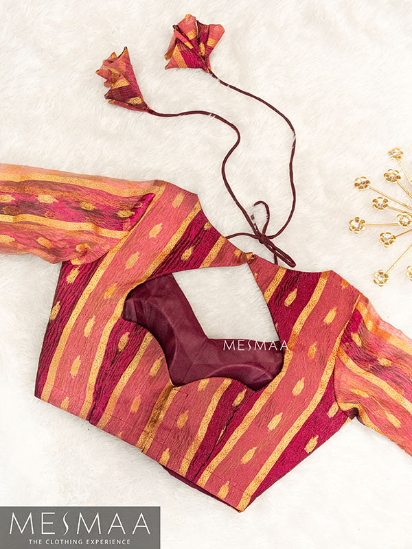 Majentha tissue blouse