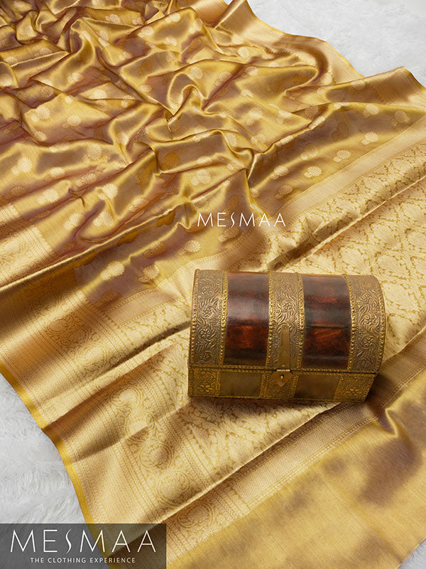 Semi tissue saree