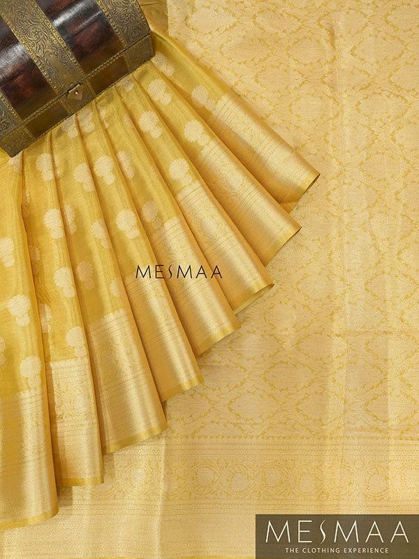 Semi tissue saree