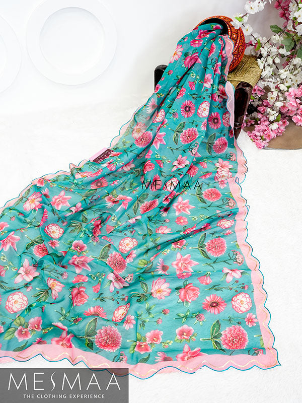 Organza saree
