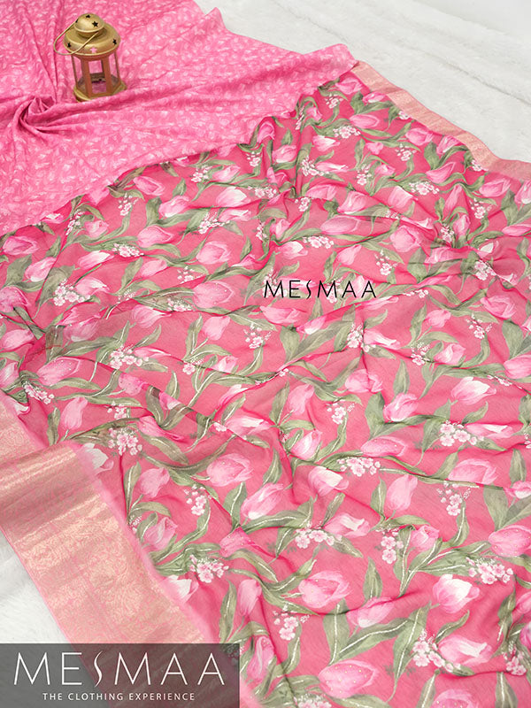 Organza saree