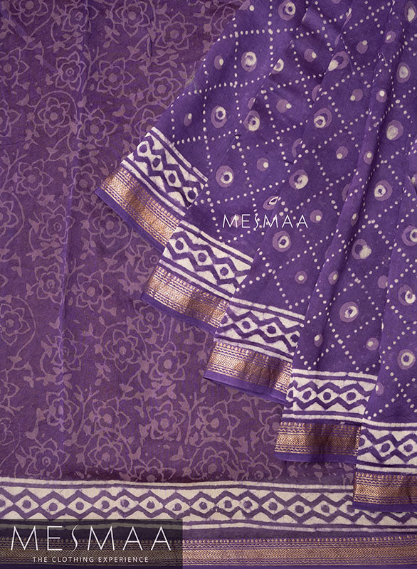 Silk cotton saree