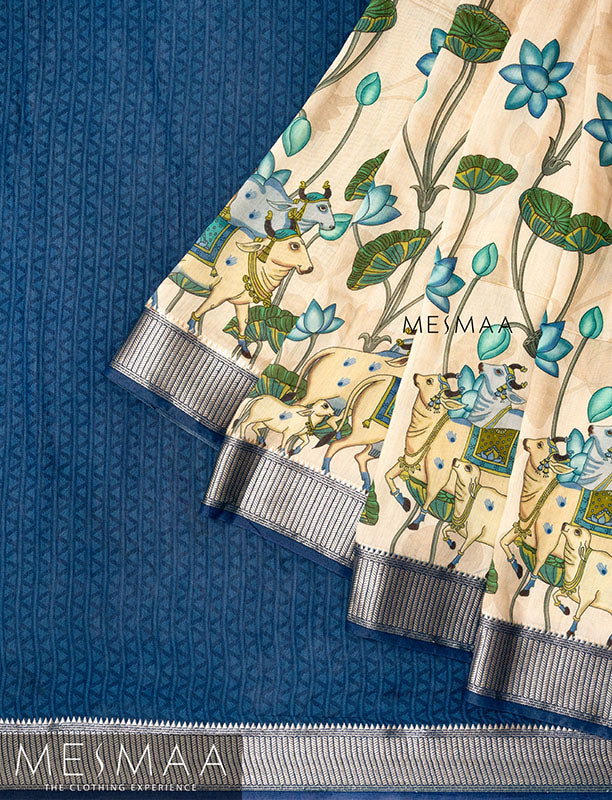 Mul mul cotton saree