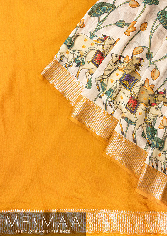 Mul mul cotton saree