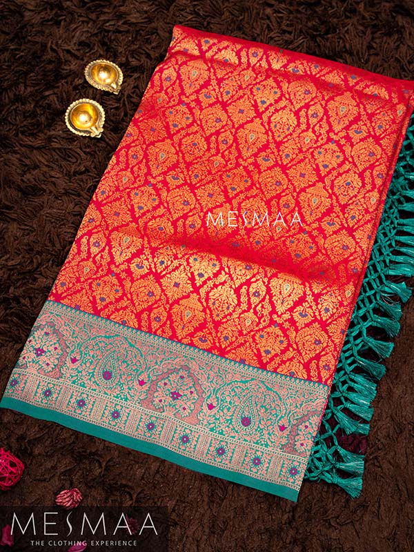 Katan silk saree