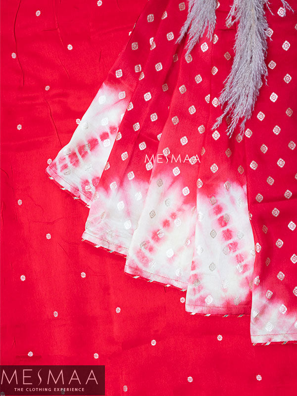 Tie & Dye Dola silk sarees