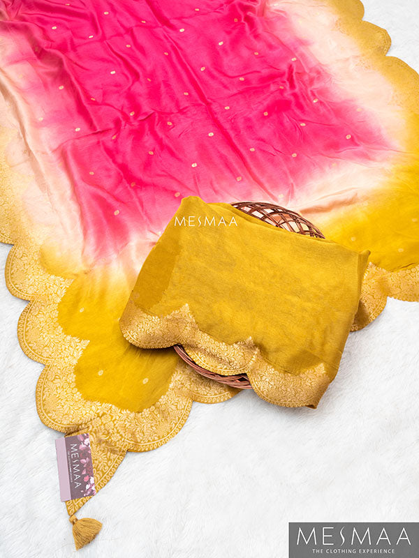 OMBRE BANARASI SILK SAREE