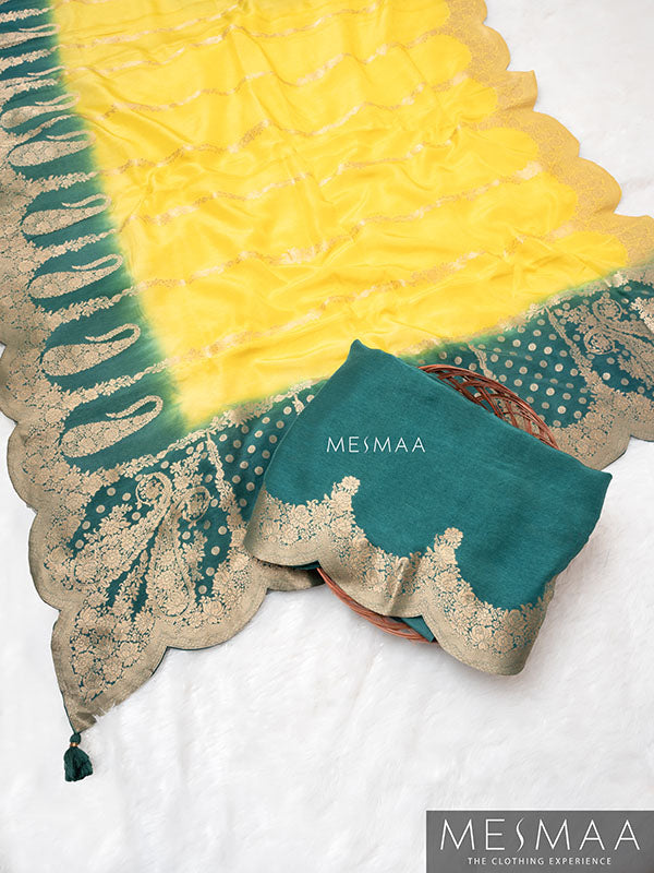 OMBRE BANARASI SILK SAREE