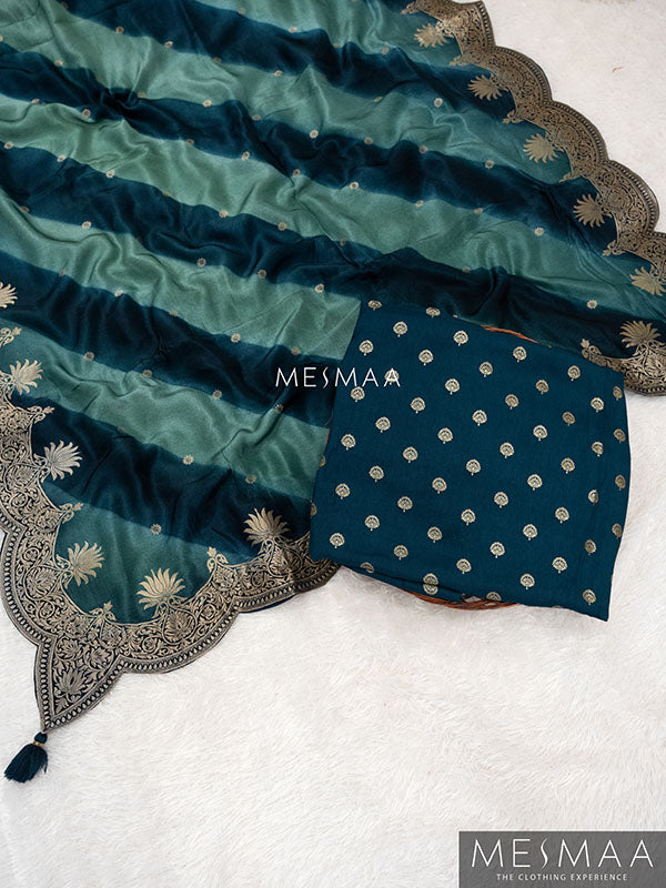 OMBRE BANARASI SILK SAREE