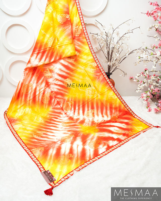 Tie and Dye modal saree