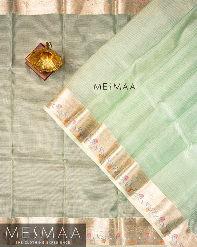 SEMI TISSUE BANARASI SAREE