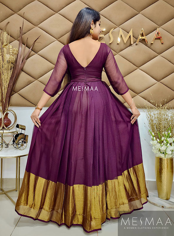 Deep vine brown dress