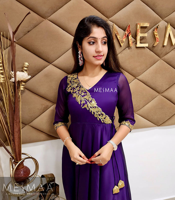 Violet handworked gown