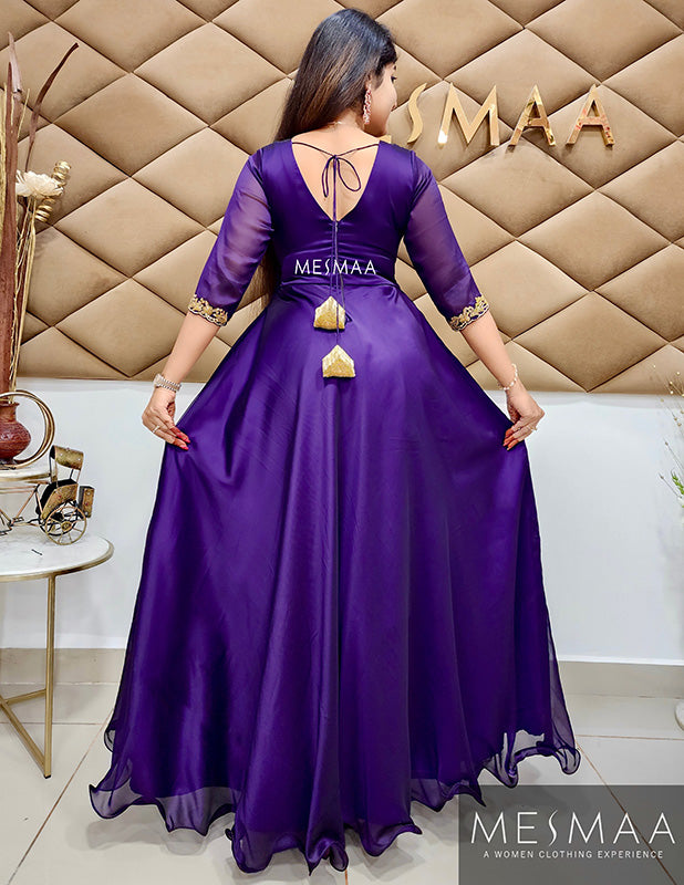 Violet handworked gown
