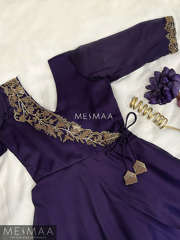 Violet handworked gown