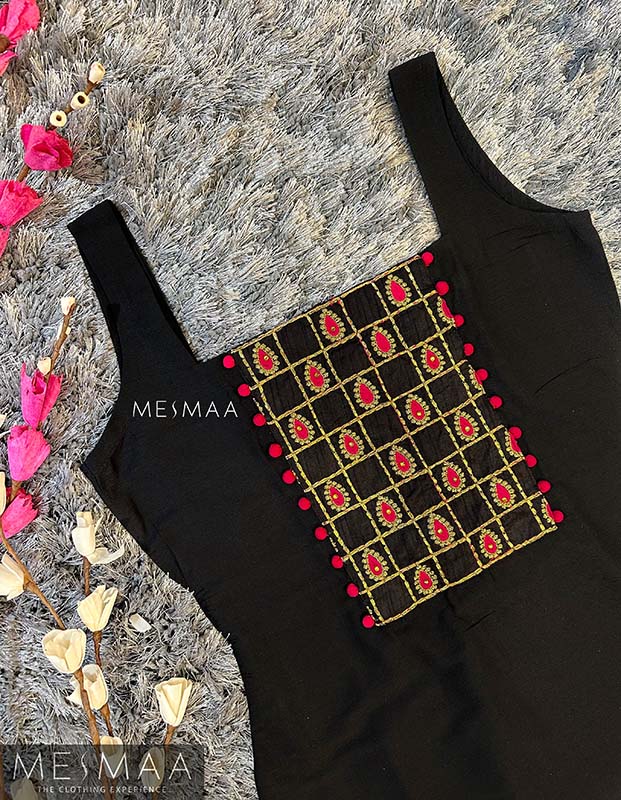 Black pink Kurti