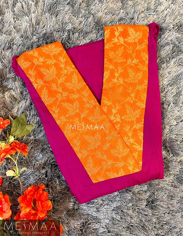 Magenta orange Kurti