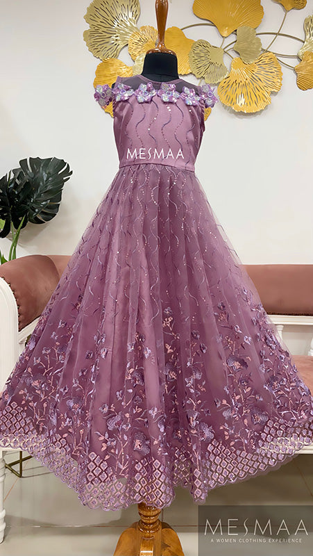 Lavender gown
