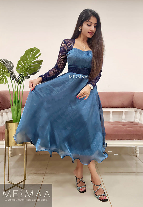 Prussian blue dress Mesmaa Prussian blue dress Mesmaa
