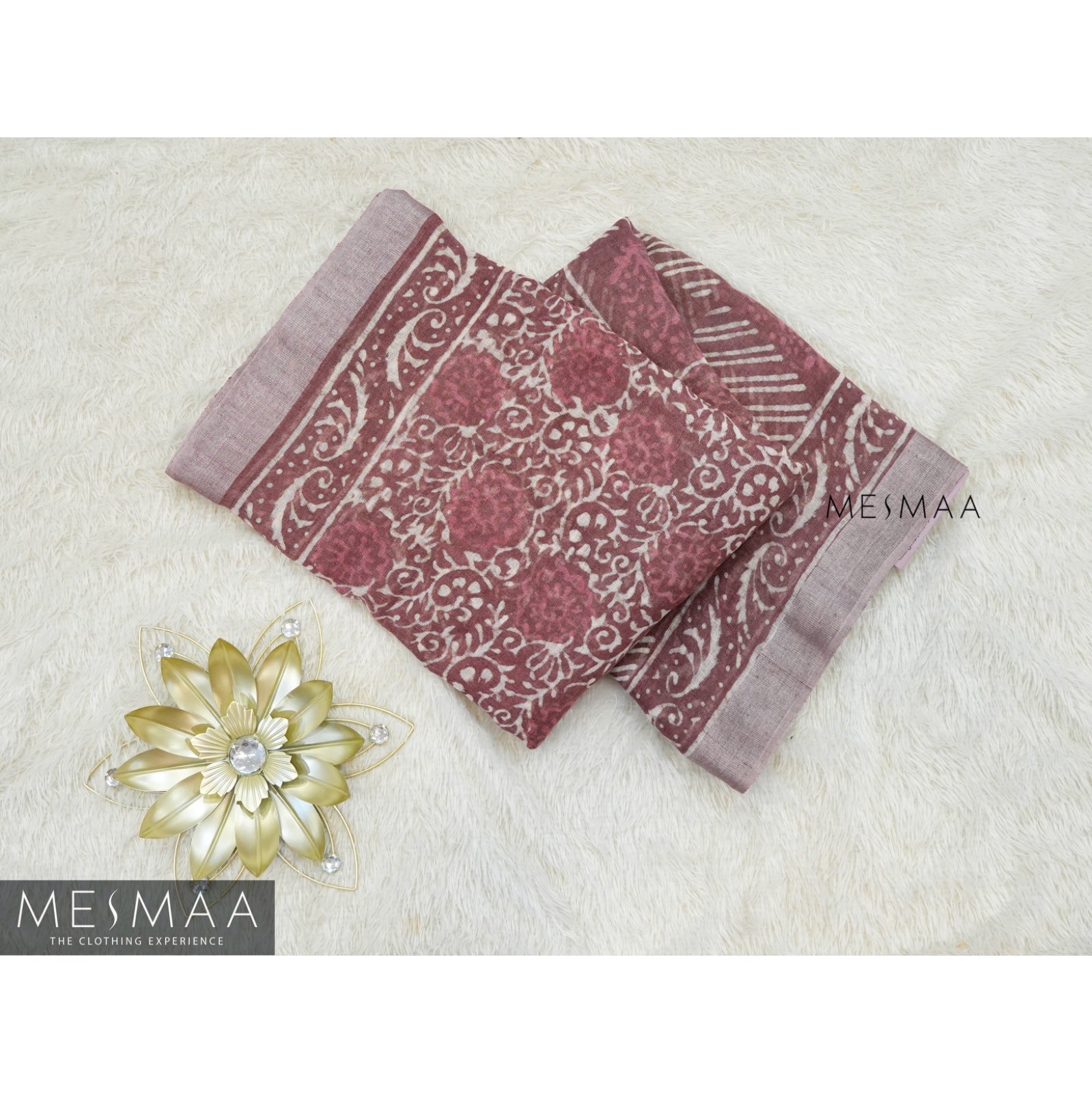 Linen sarees
