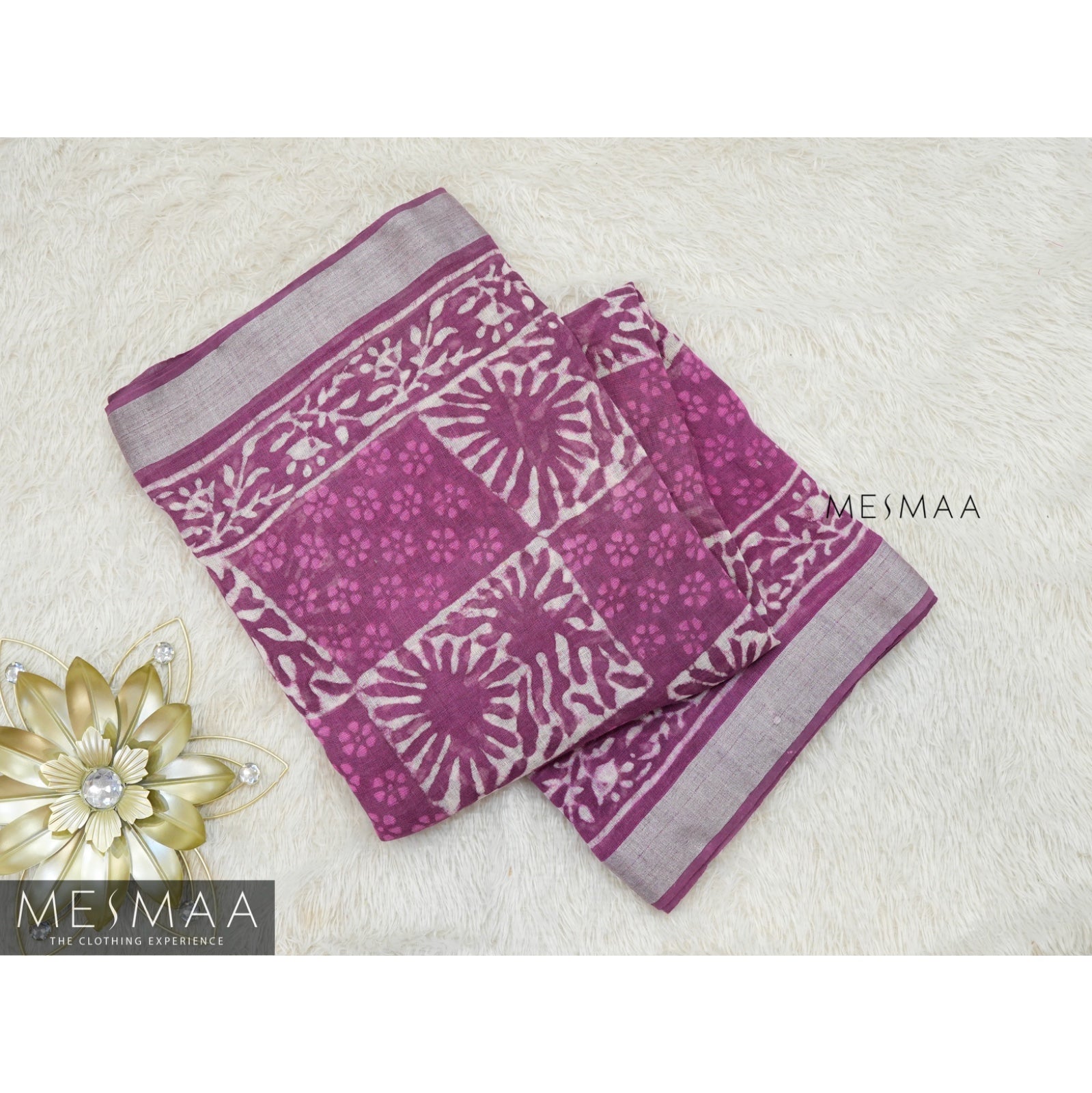 Linen sarees