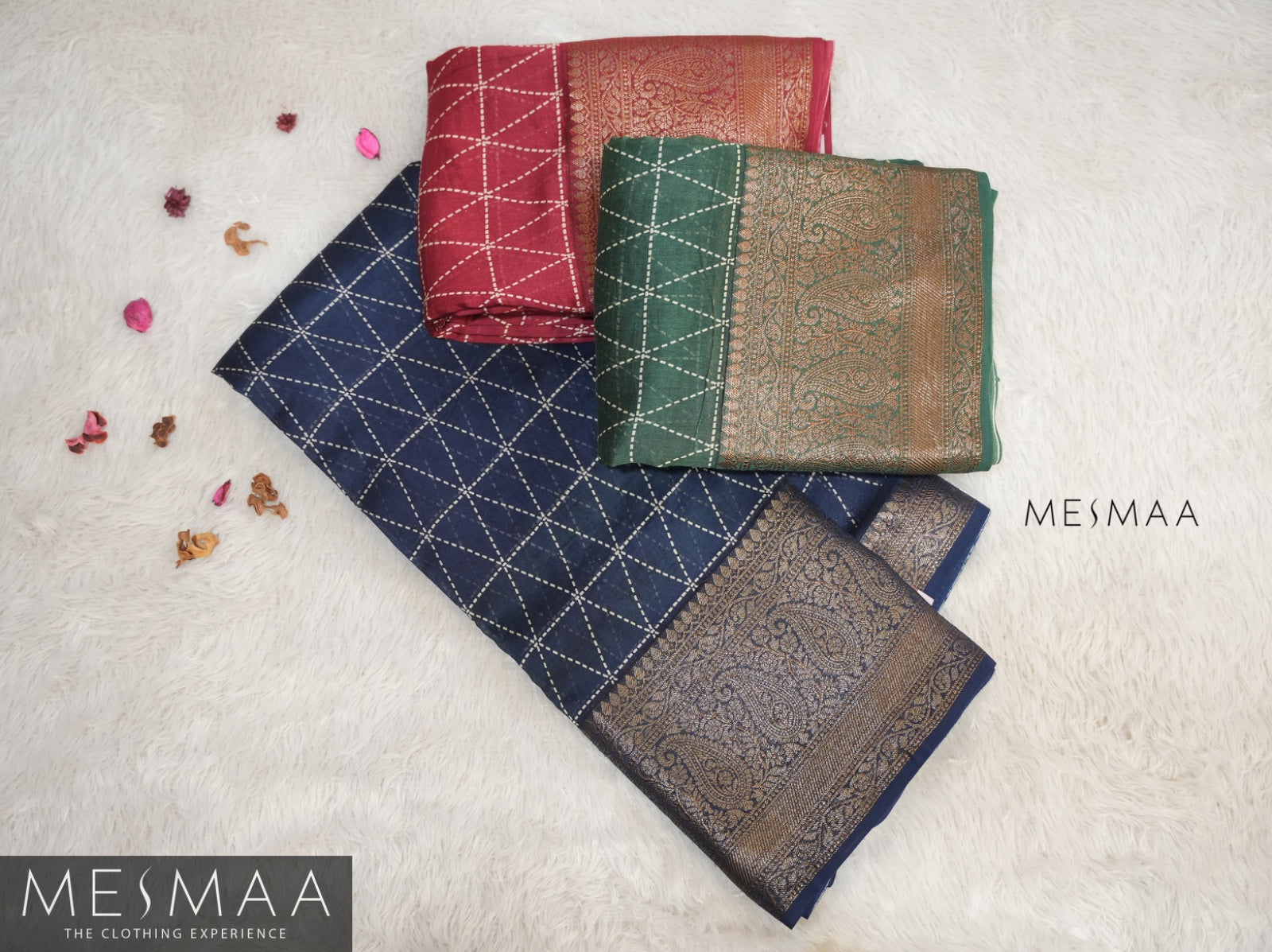 Linen sarees
