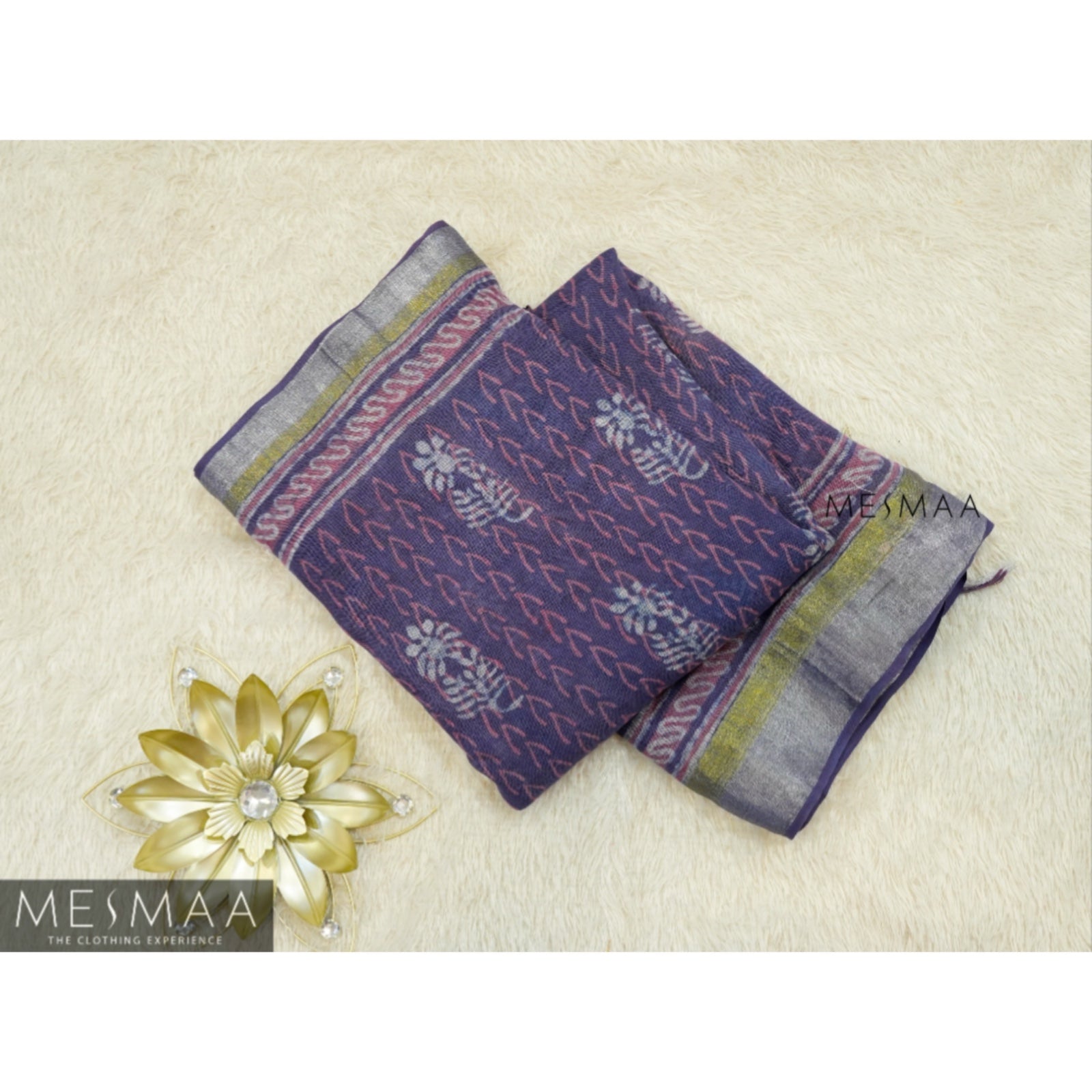 Linen sarees