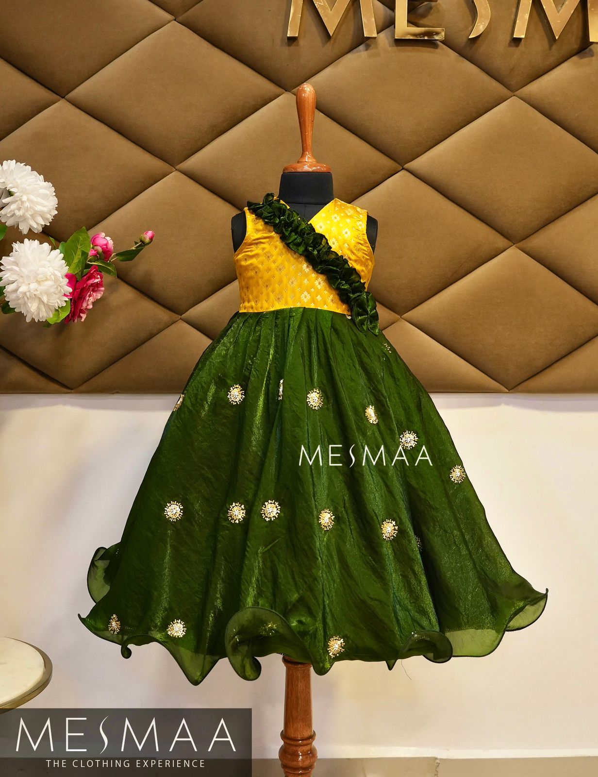 EMERALD SUNCHINE TISSUE ORGANSA KIDS GOWN