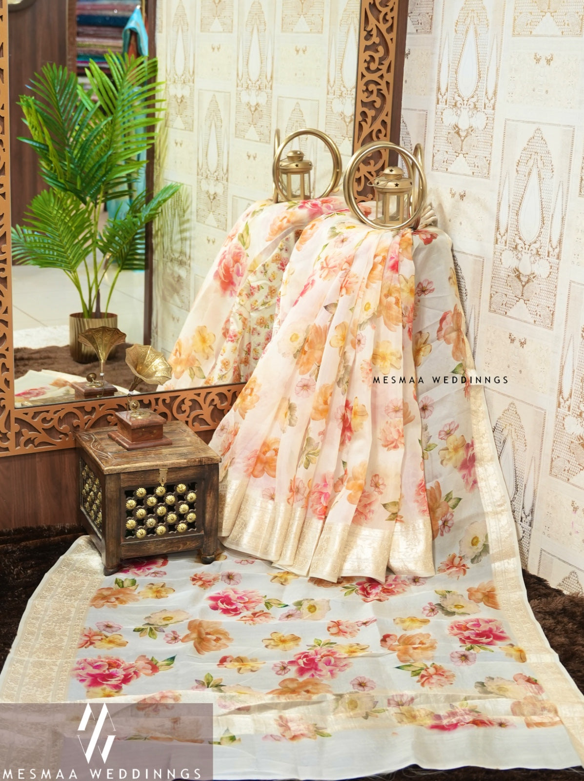 PURE ORGANZA SAREE